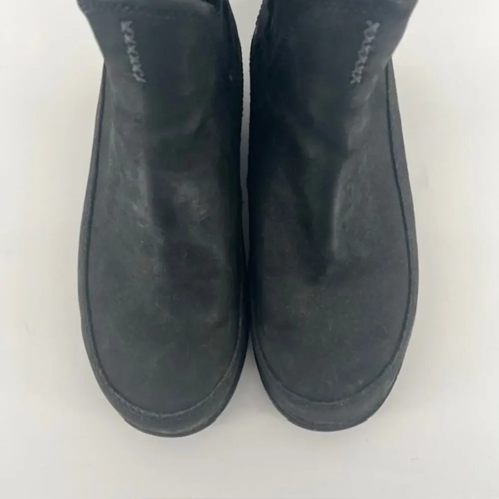 Sorel Winter Chelsea Boots Mens 8.5 Black Leather Thinsulate Waterproof Outdoor